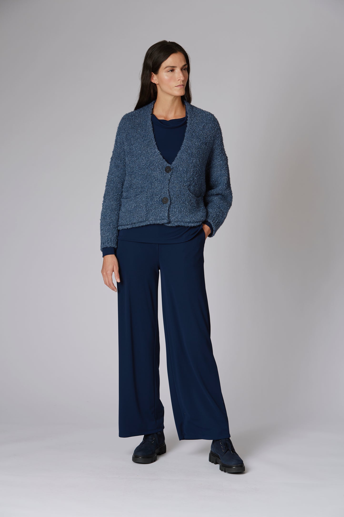 YELLOW LABEL Kurze Strickjacke