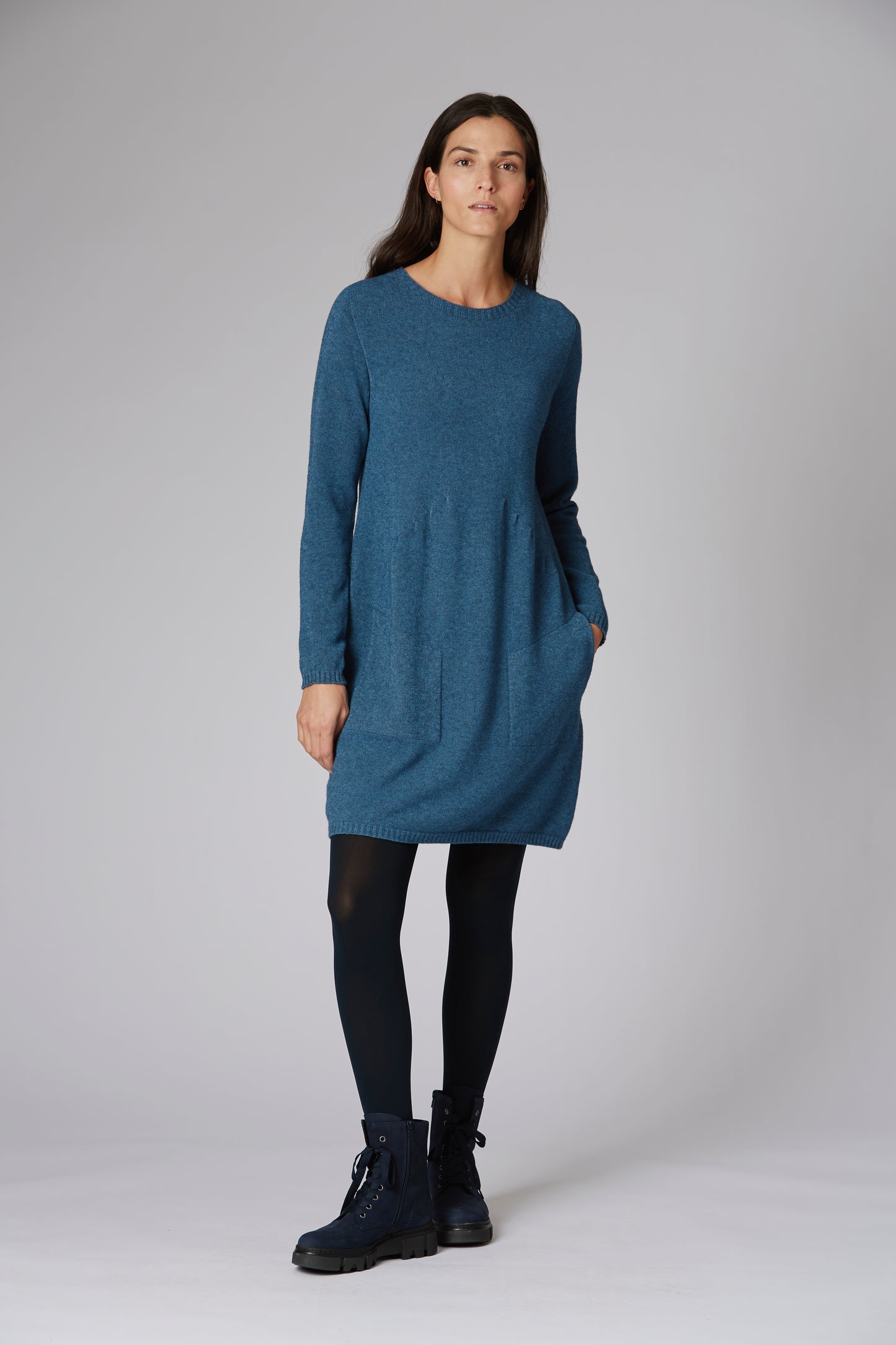 YELLOW LABEL Kurzes Strickkleid