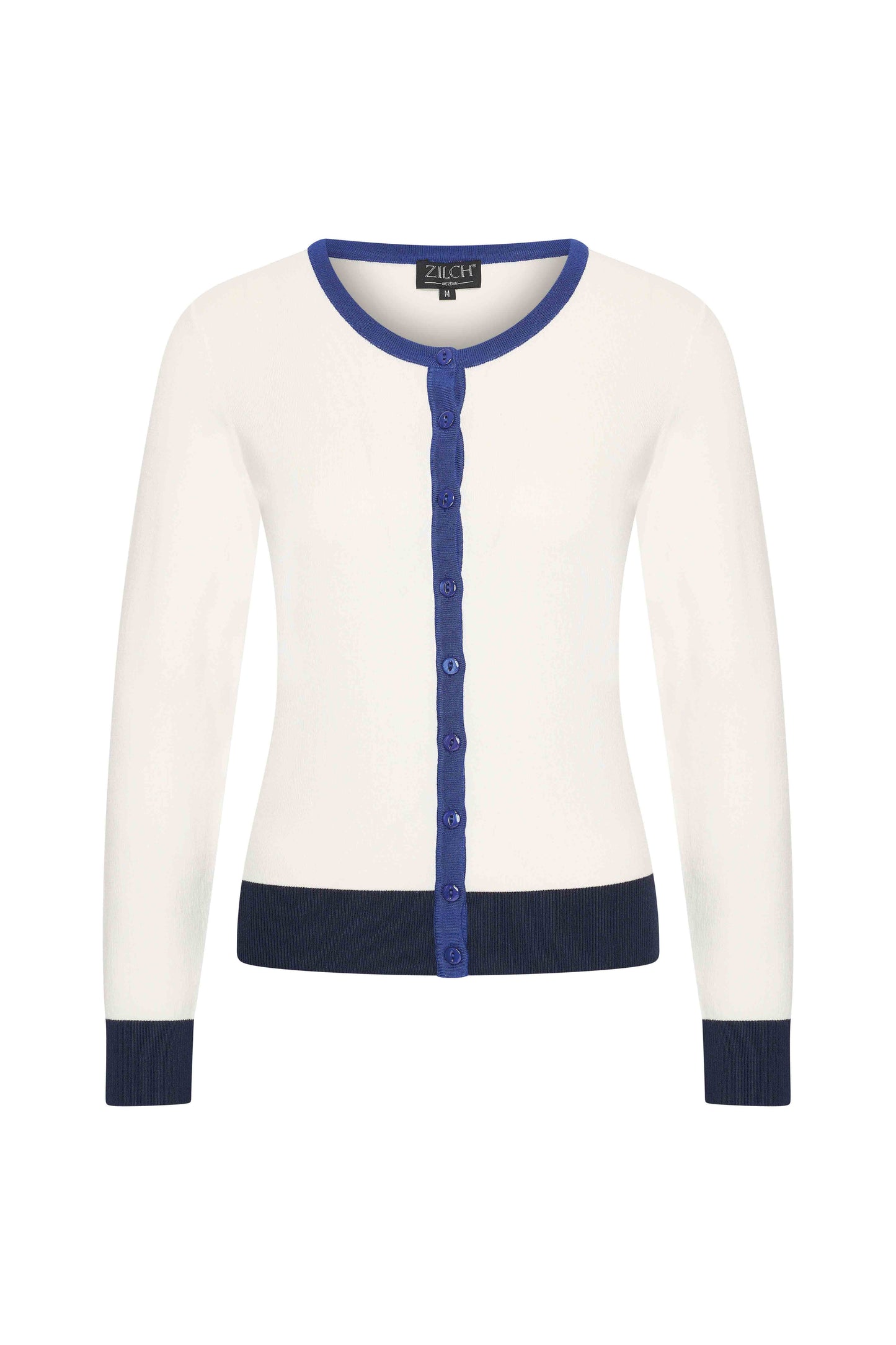 ZILCH Strickjacke (runder Ausschnitt)