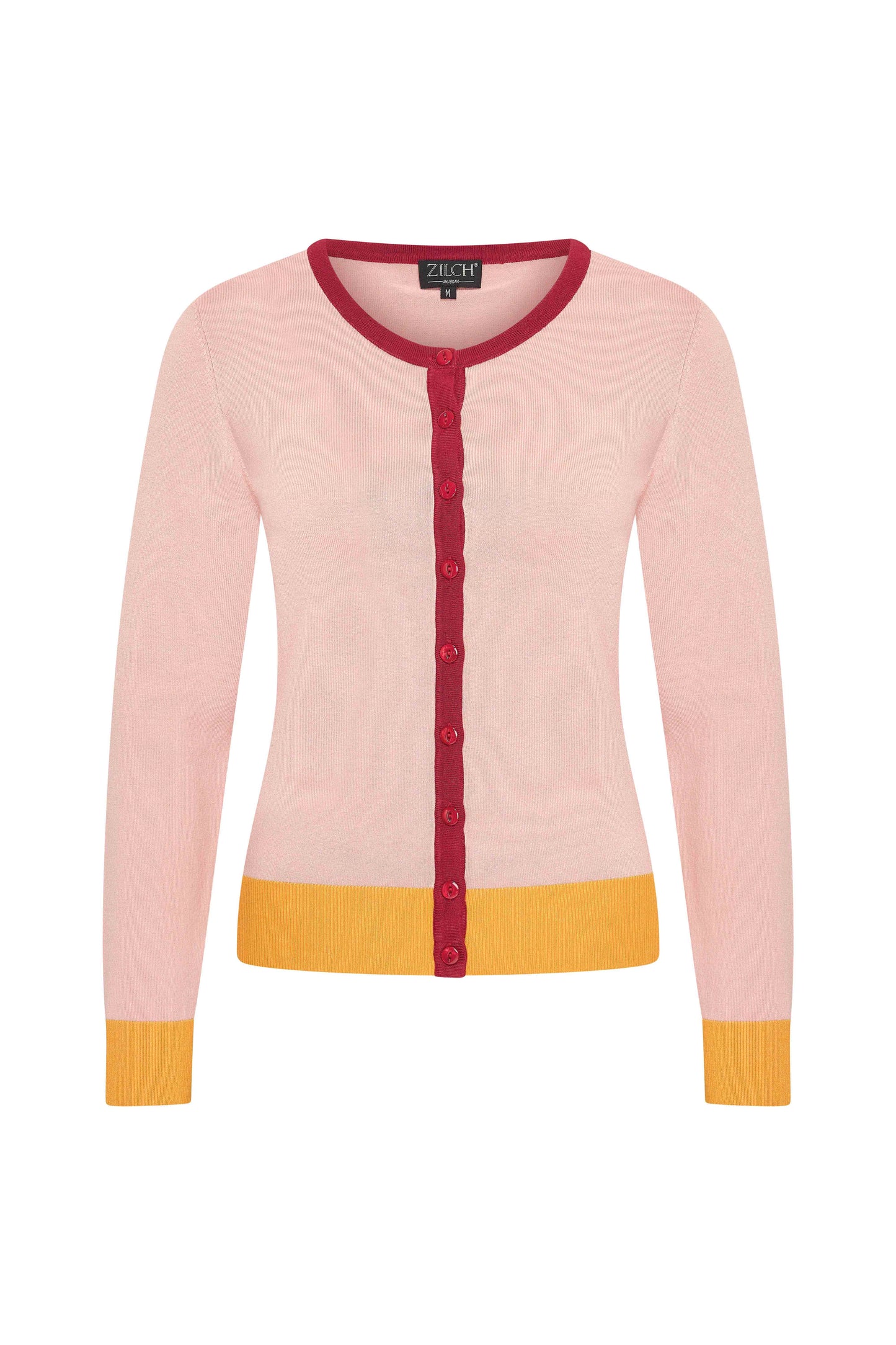 ZILCH Strickjacke (runder Ausschnitt)