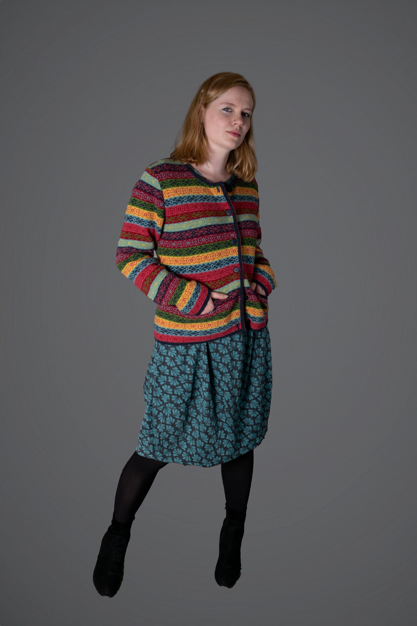 HEIDEKÖNIGIN Strickjacke Tape