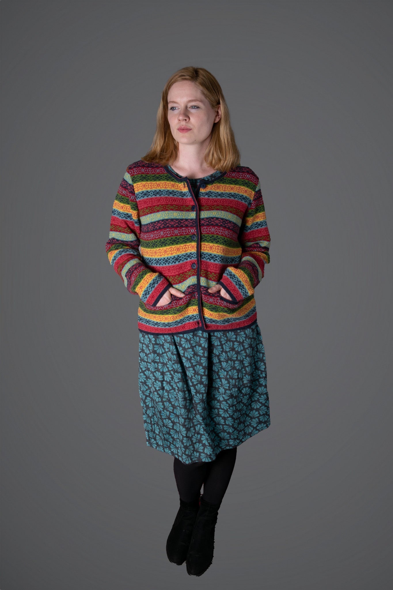 HEIDEKÖNIGIN Strickjacke Tape