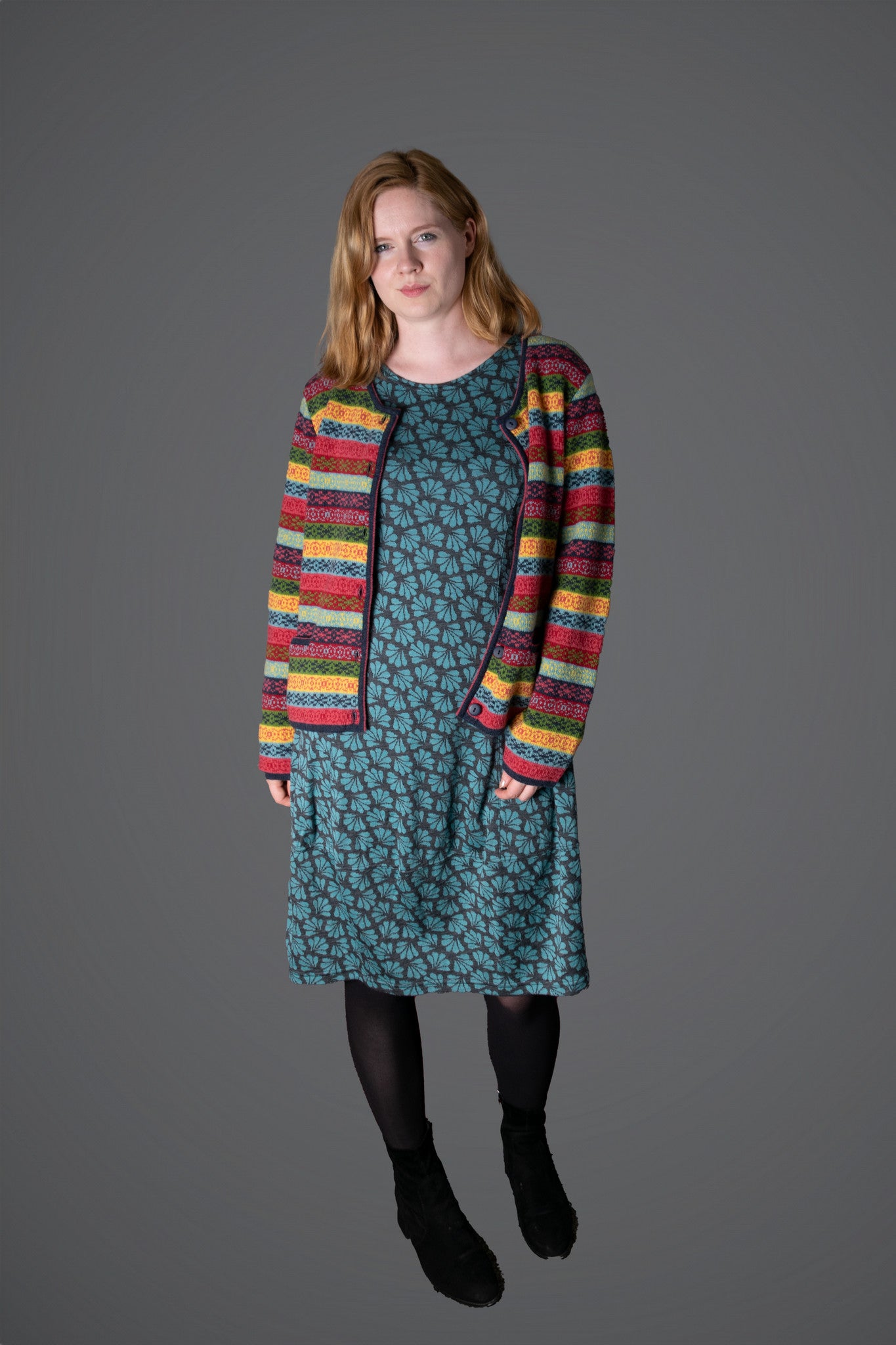 HEIDEKÖNIGIN Strickjacke Tape