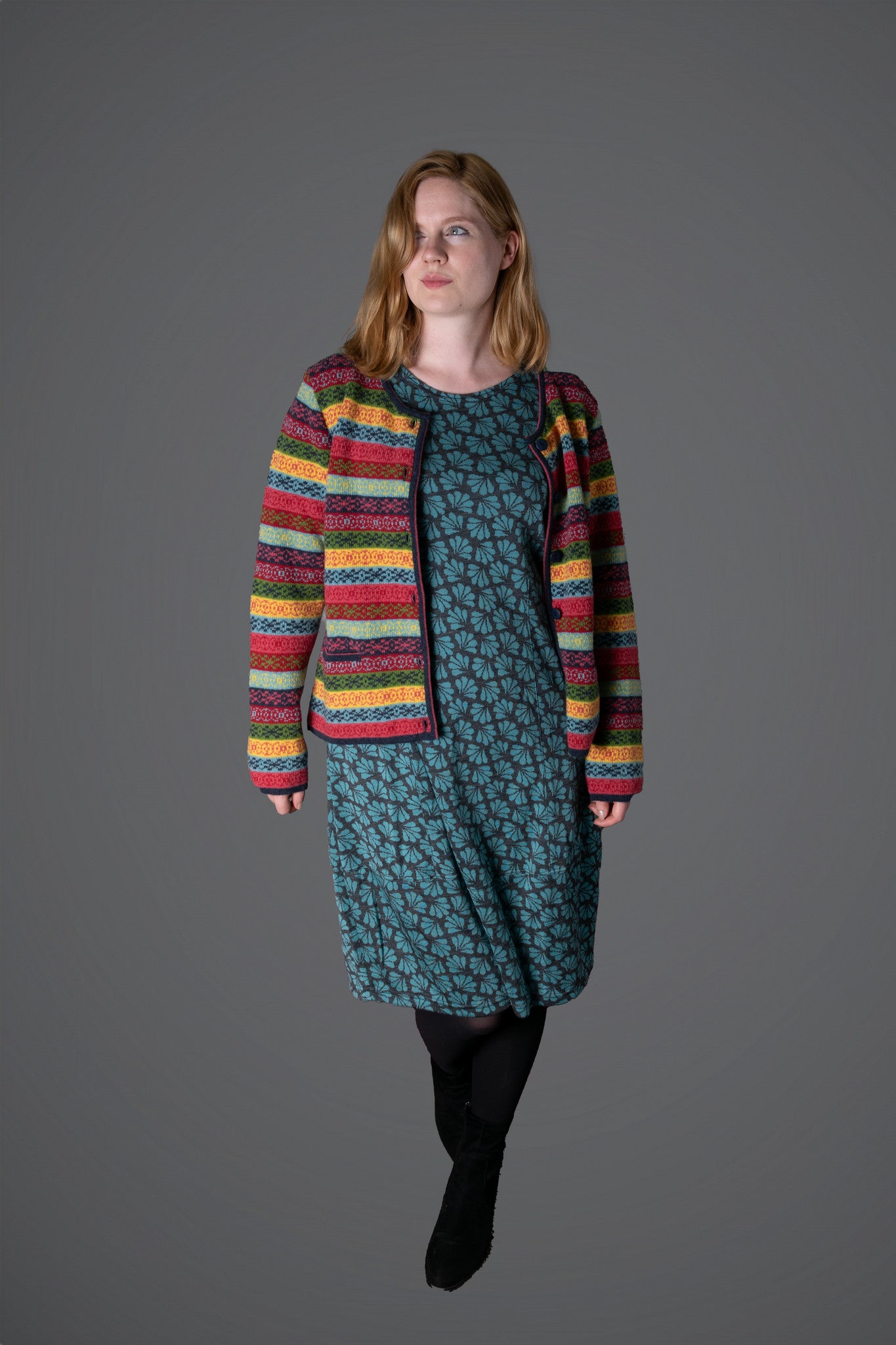 HEIDEKÖNIGIN Strickjacke Tape