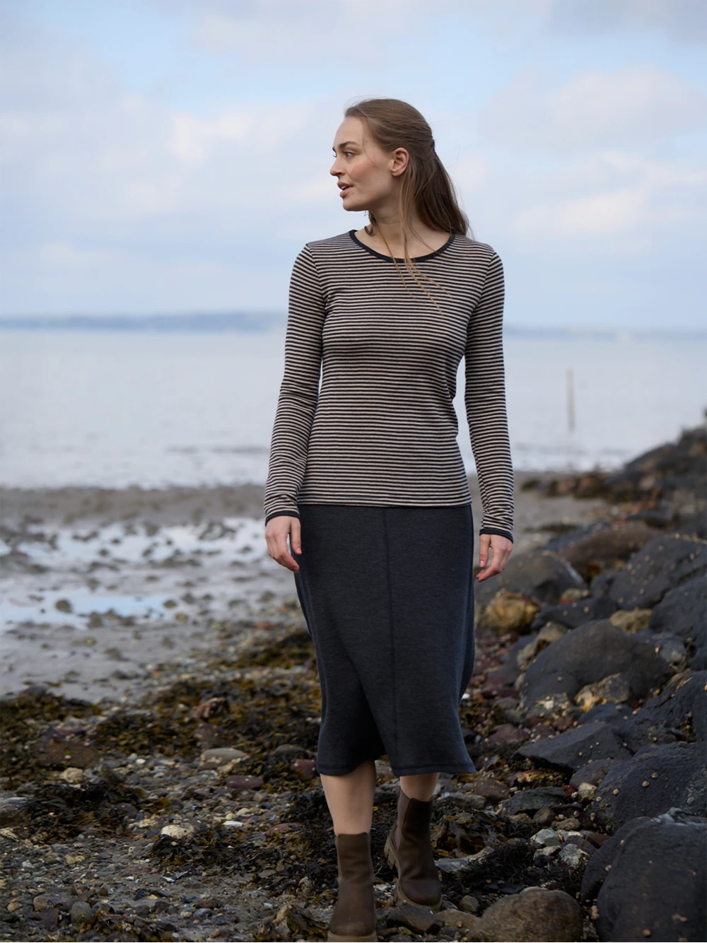Jalfe Langarmshirt Tilda, geringelt