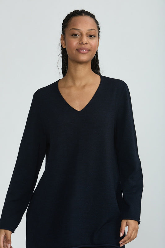 VETONO Pullover A-Form glatt