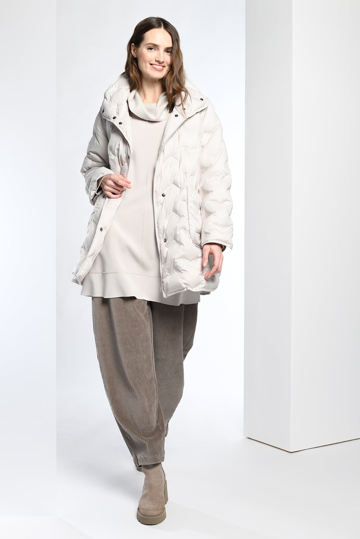 Vetono Jacke mit Kragen