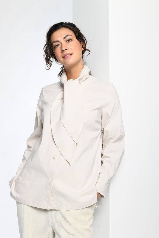 Vetono Bluse mit Kragen