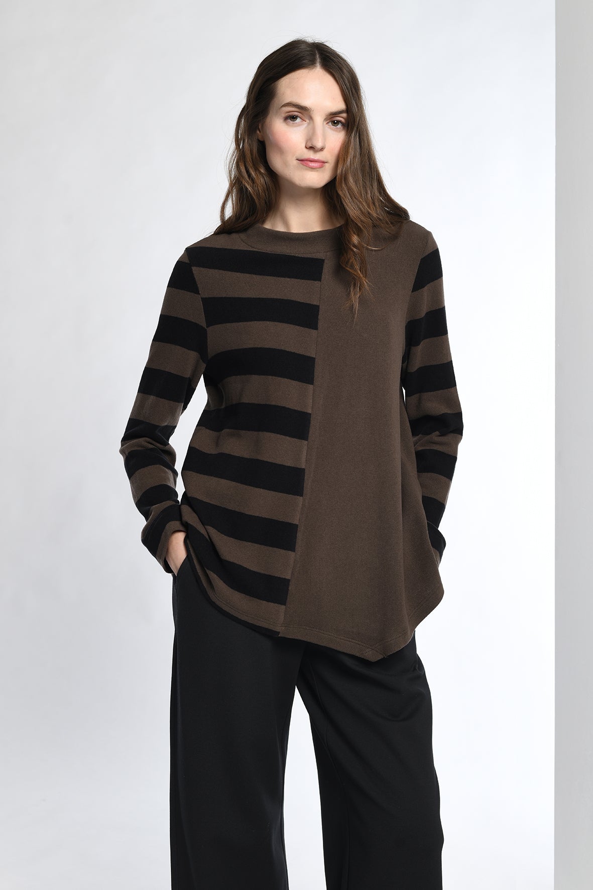 Vetono Pullover mit Naht