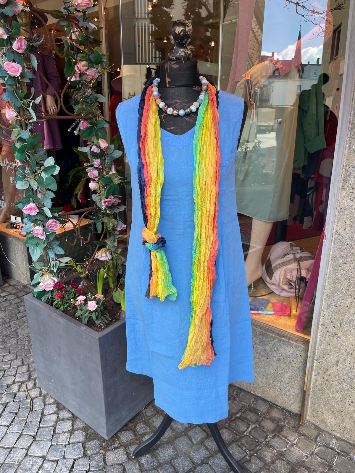 Heidekönigin Kleid o. Ärmel Leinen