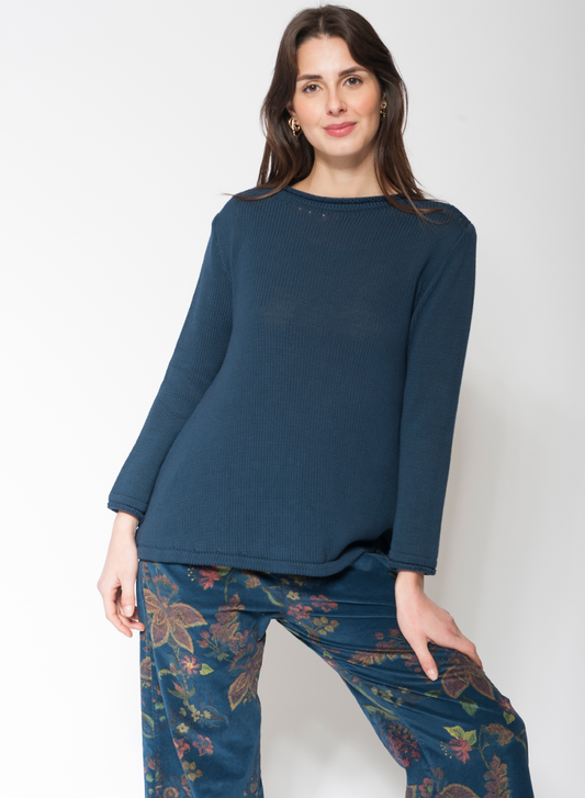 BLUEBERRY Pullover cotton knit